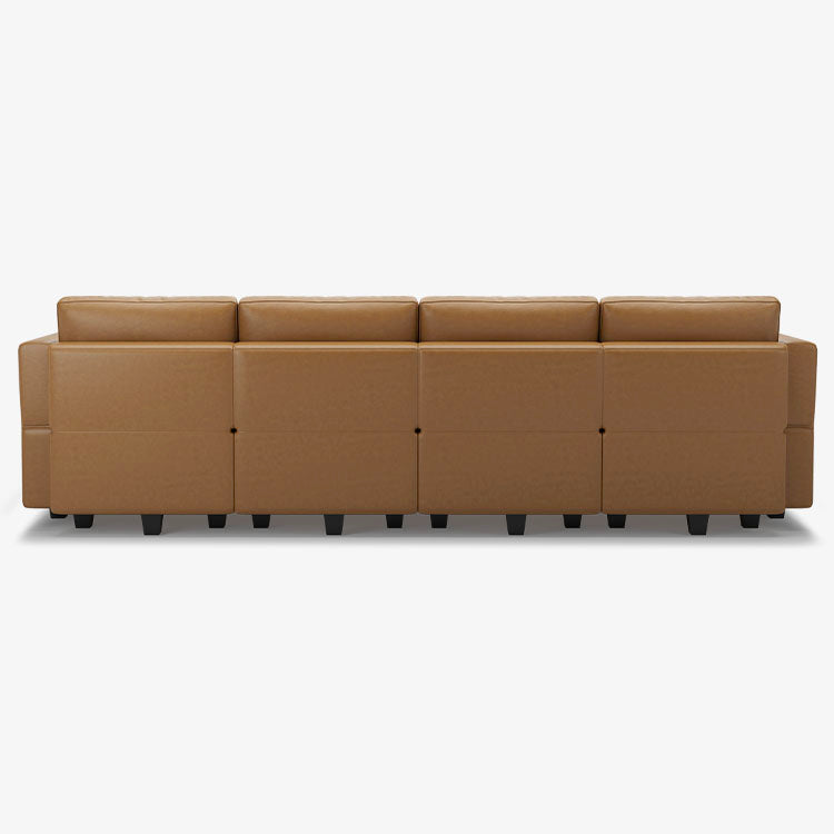 Belffin 6 Seats + 6 Sides Modular Leather Sofa with Storage Seat