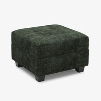 Moss-Green-/-Chenille-Module-Ottoman
