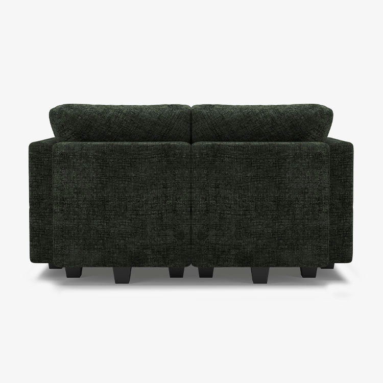 Belffin 4 Seats + 4 Sides Modular Sleeper Chenille Tufted Sofa with Storage Seat