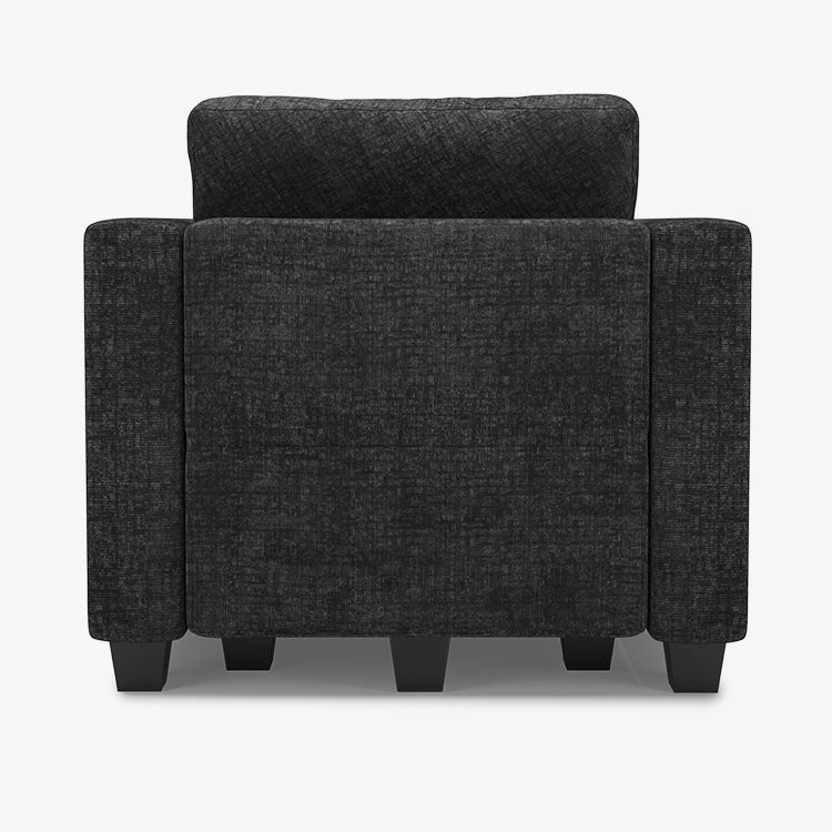 Belffin 1 Seat + 2 Sides Modular Chenille Tufted Sofa with Storage Seat