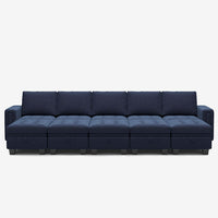 Dark-Blue-/-Velvet-10-Seat-Open-Pit-Sectional