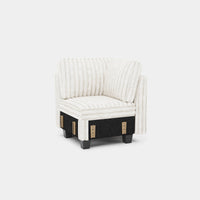 White-Beige-/-Faux-Rabbit-Fur-Corduroy-Module-Corner-Seat