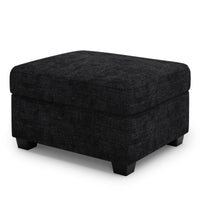 Graphite-grey-/-chenille-ottoman