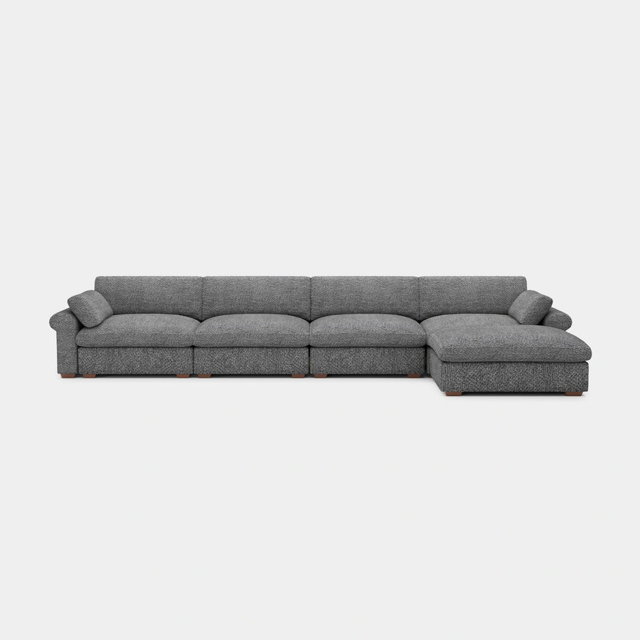 Silver-Grey-/-Chenille-5-Seat-L-Shaped-Sectional