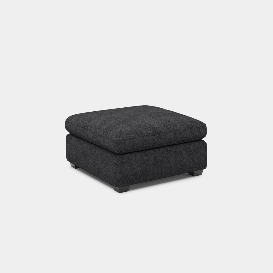 Graphite-Grey-/-Chenille-Module-Ottoman