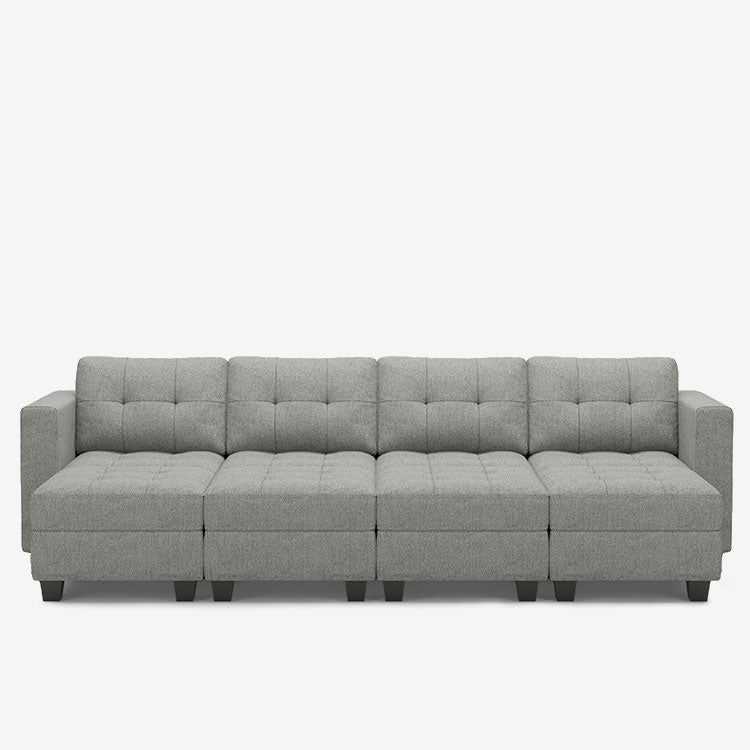 Pebble-Grey-/-Weave-8-Seat-Open-Pit-Sectional