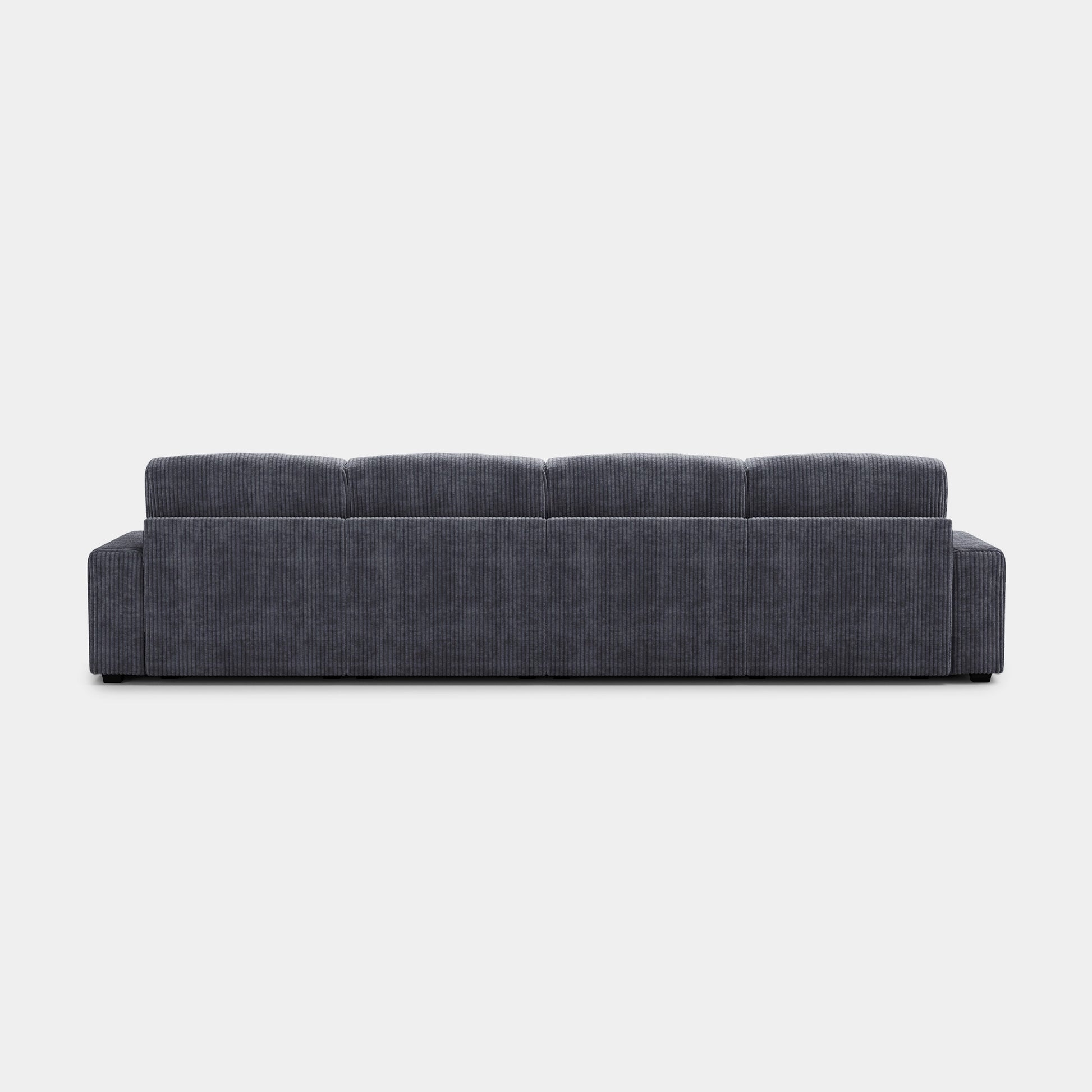 Pewter-Grey-/-Corduroy-4-Seat-Sofa