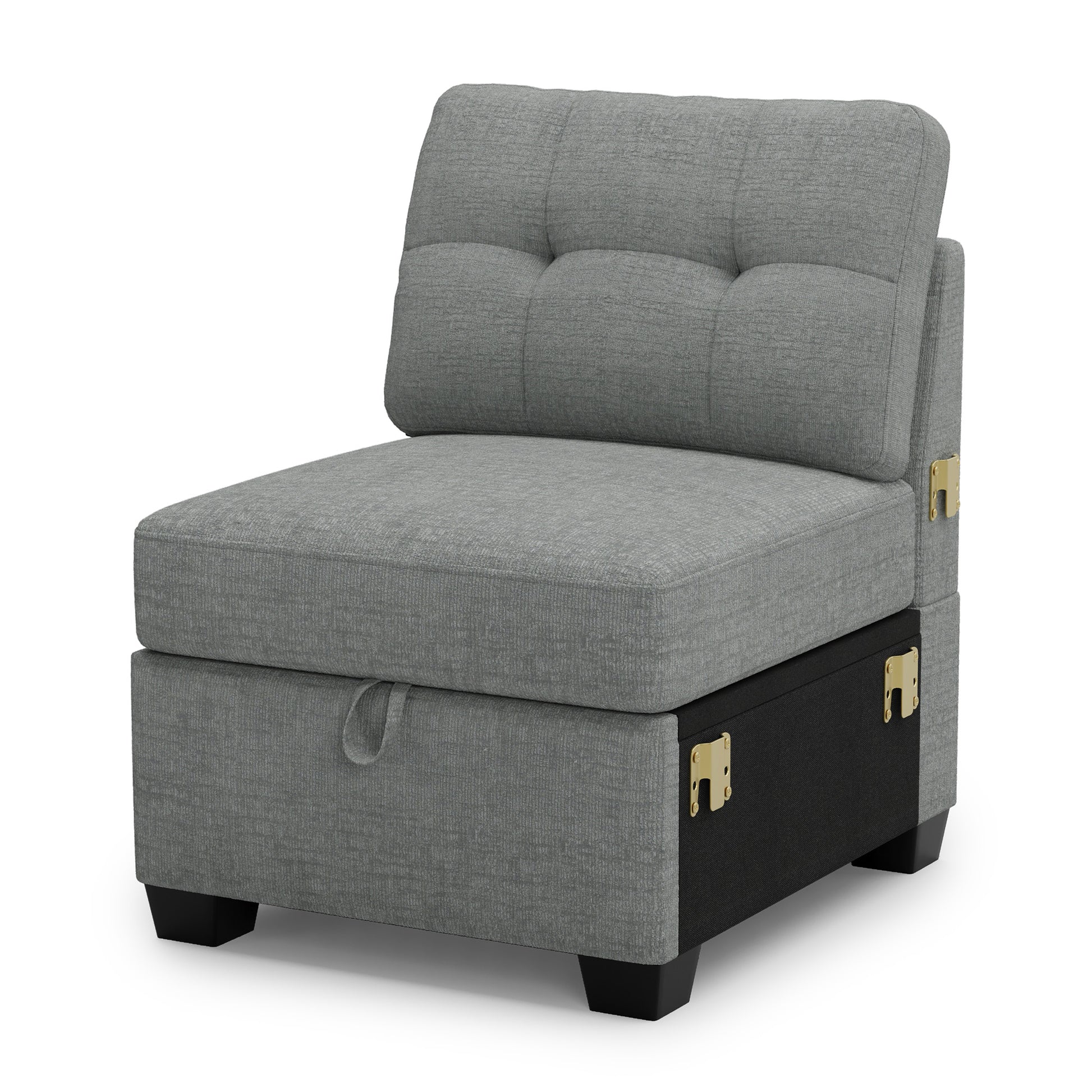 chenille-cloud-grey-Single-Seat