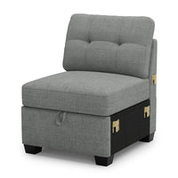 cloud-grey-/-chenille-Single-Seat