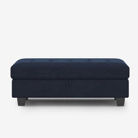 Dark-Blue-/-Velvet-Module-Large-Ottoman