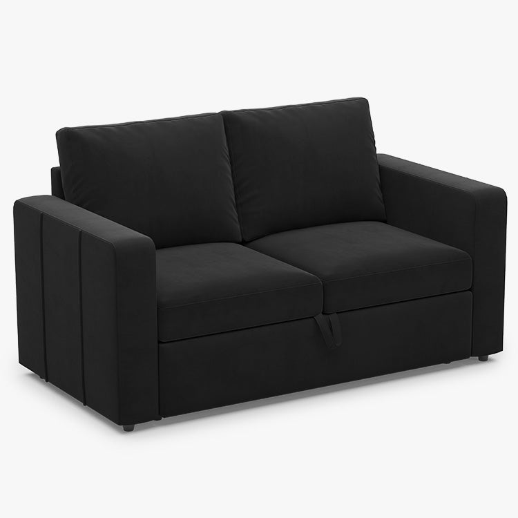 Belffin 2 Seats Modular Velvet Pull-out Loveseat Sleeper Sofa