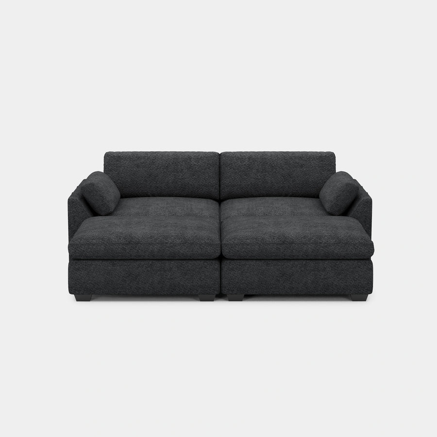 Graphite-Grey-/-Chenille-4-Seat-Pit-Sectional