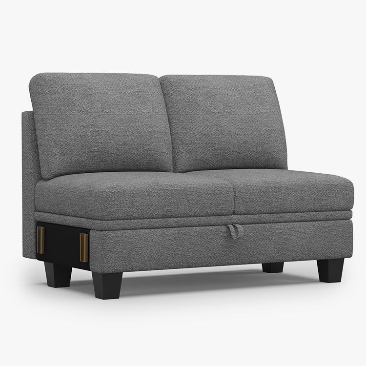 Silver-Grey-/-Chenille-Module-Loveseat