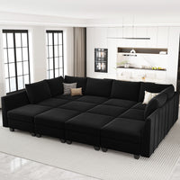 Midnight-Black-/-Velvet-12-Seat-Pit-Sectional