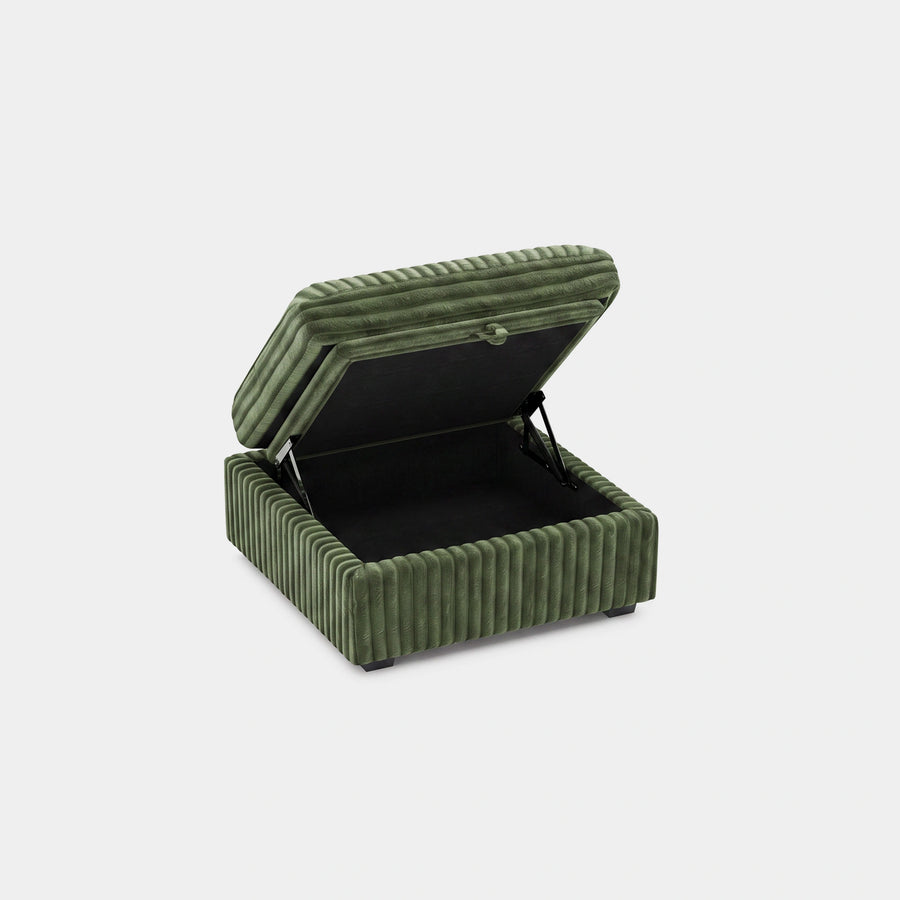 Olivewood-Green-/-Corduroy-Module-Ottoman