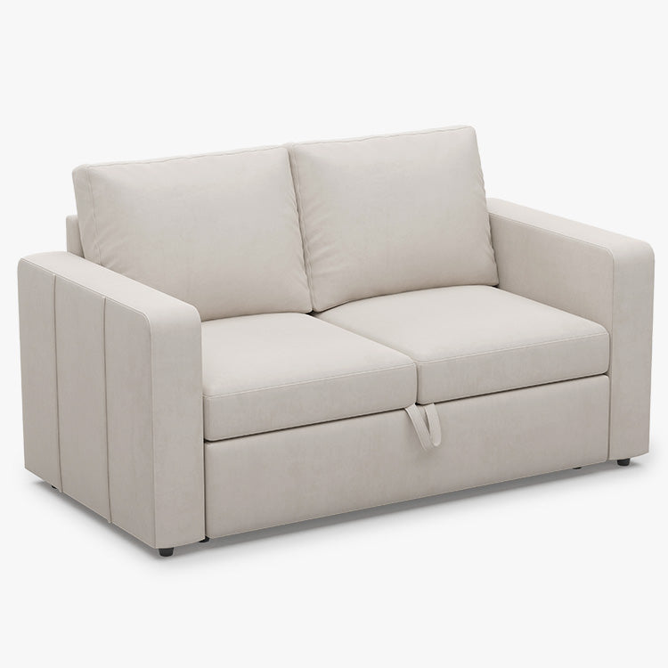 Belffin 2 Seats Modular Velvet Pull-out Loveseat Sleeper Sofa