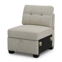 misty-white-/-chenille-Single-Seat