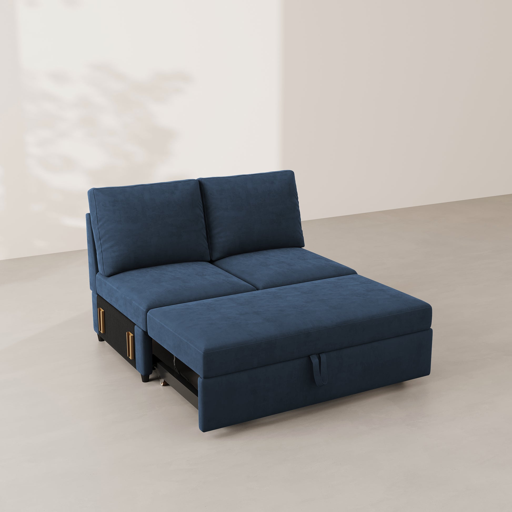 Velvet-Navy-Blue-B-Pullout Bed