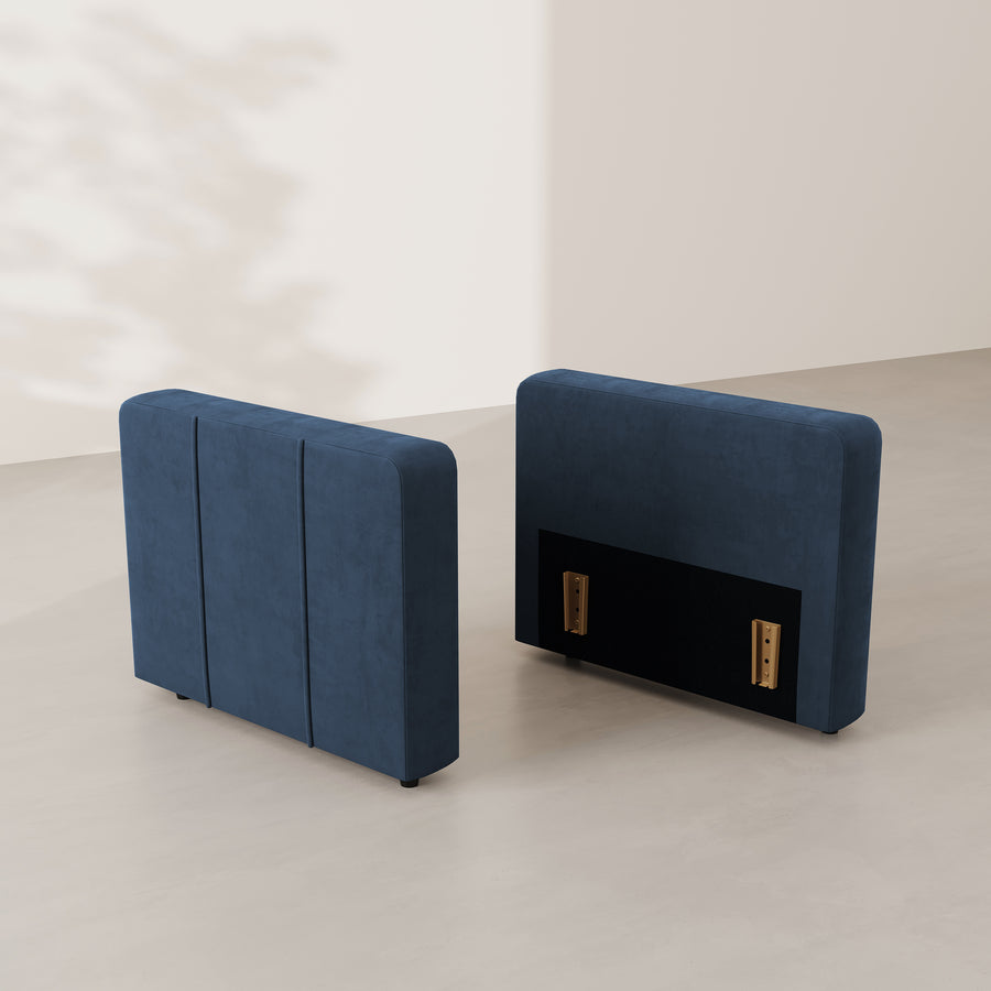Navy-Blue-/-Velvet-A-Pair of Arms