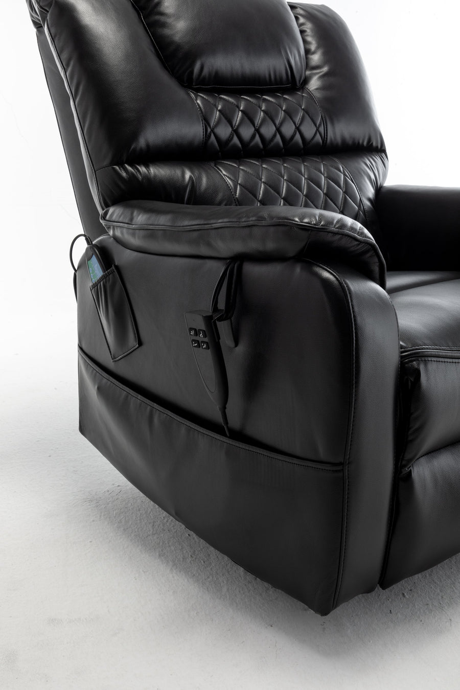Sand-Black-/-Faux-Leather