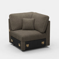 Mink-Brown-/-Corduroy-Module-Corner-Seat