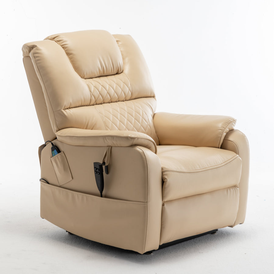 Smooth-Cream-/-Faux-Leather