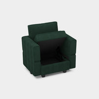Soforia-Arm-Chair-Seaweed-Green-Corduroy-Storage