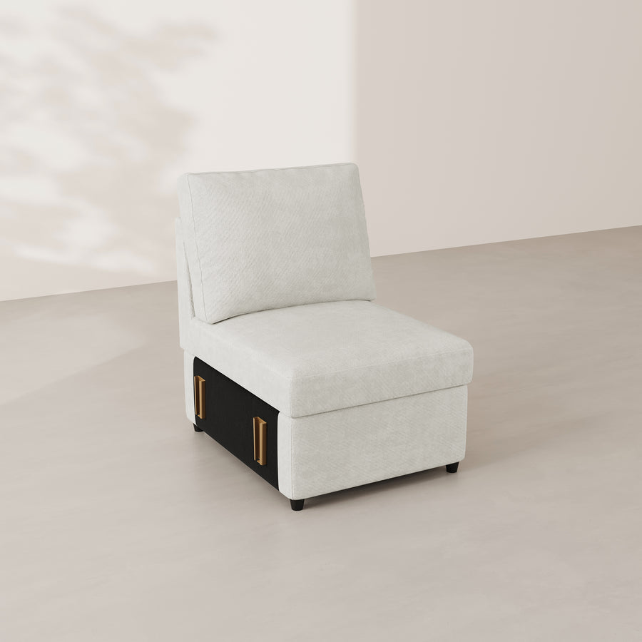 Misty-White-/-Chenille-Module-Seat