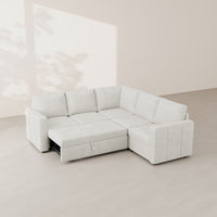 Misty-White-/-Chenille-5-Seat-L-Shaped-Pullout-Sectional
