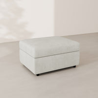 Misty-White-/-Chenille-Module-Ottoman