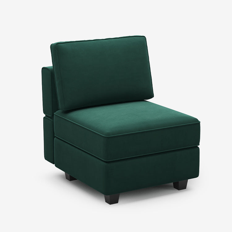 Pine-Green-/-Velvet-Module-Seat