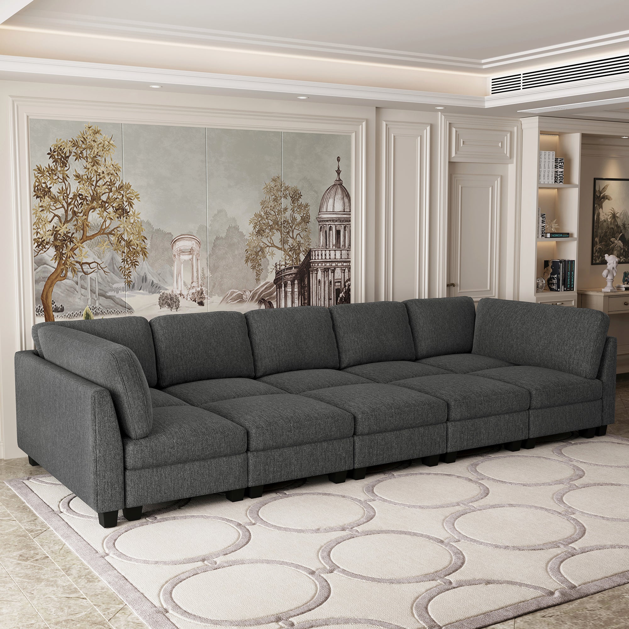 Terry-Charcoal-Grey-136-Inch-Sleeper-Sofa