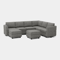 Flagstone-Grey-/-Terry-8-Seat-U-Shaped-Sectional