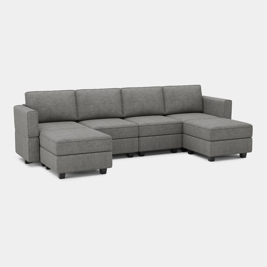Flagstone-Grey-/-Terry-6-Seat-U-Shaped-Open-Sectional