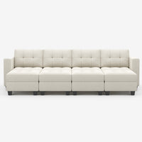 Cosmic-Latte-/-Velvet-8-Seat-Open-Pit-Sectional