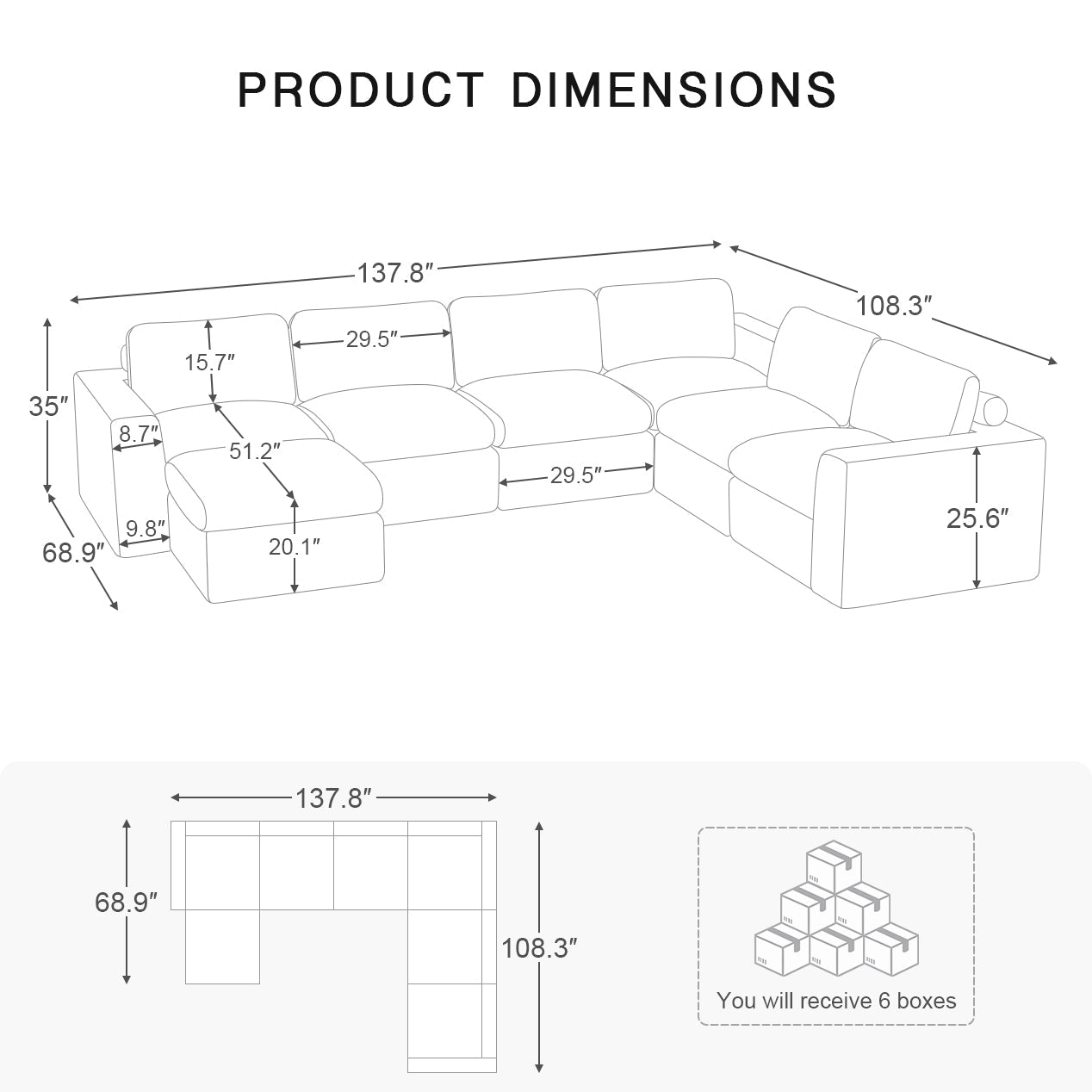 7-Seats-U-Shaped-Sectional-dimension