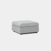 Cloud-Gray-/-Corduroy-Module-Ottoman