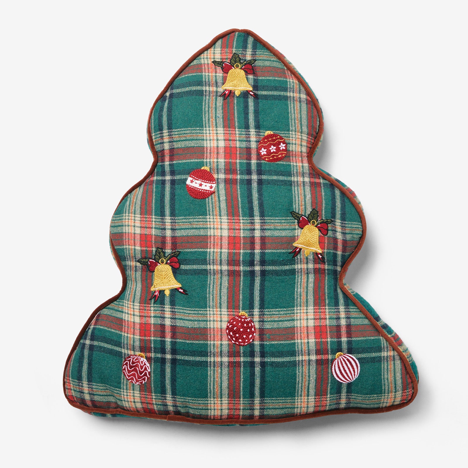 Belffin Festive Tree Shaped Pillow - Set of 2