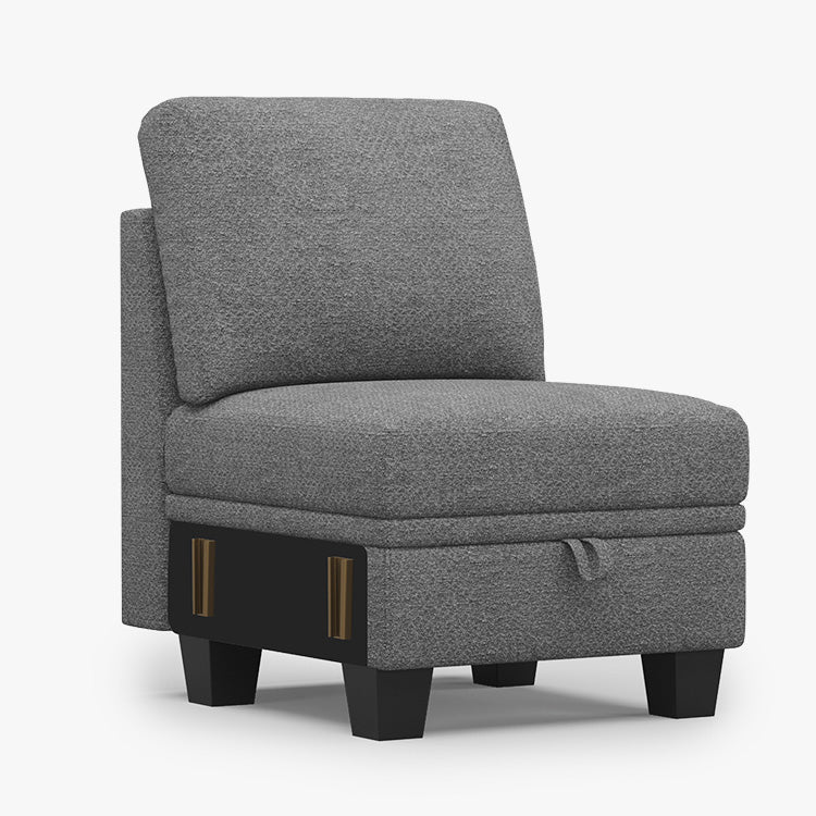 Silver-Grey-/-Chenille-Module-Seat