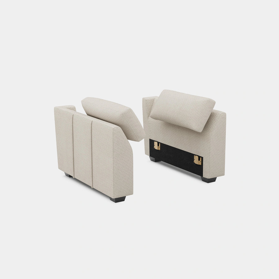 Misty-White -/-Chenille-Module-Pair-of-Arms