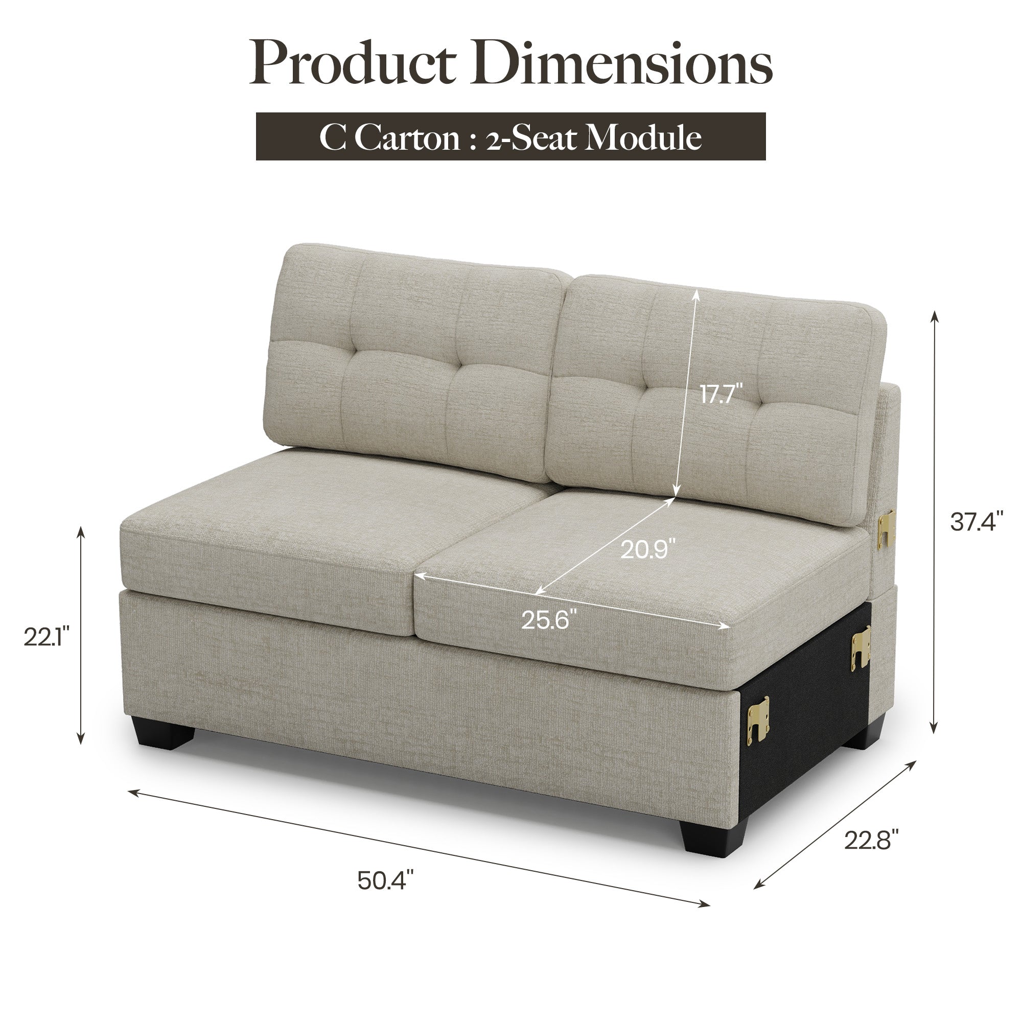 Loveseat-(non-pullout)-dimension