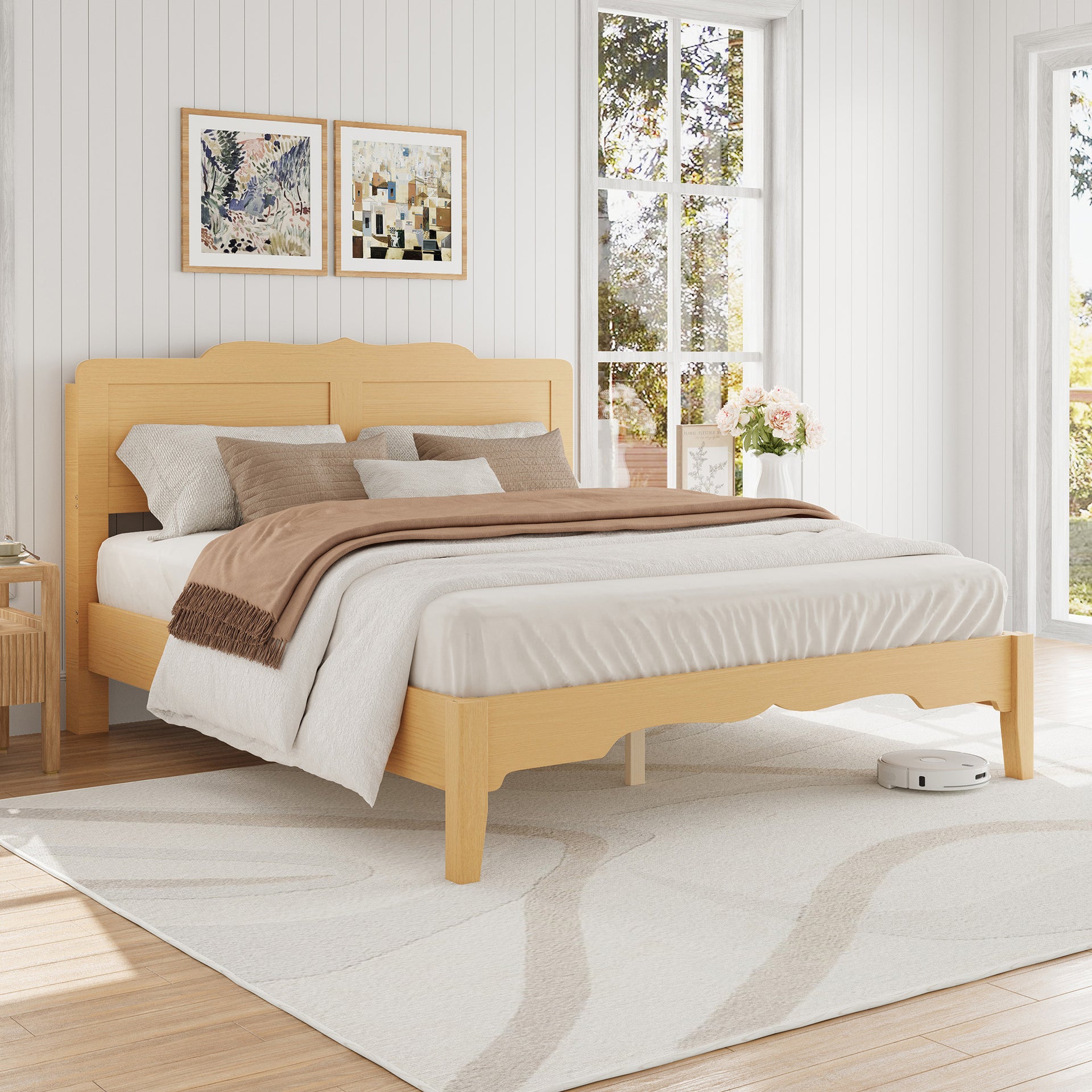 Venzora Wooden Platform Bed