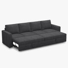 Belffin 4 Seats Modular Chenille Pull-out Sofa