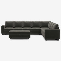 Iron-Grey-/-Velvet-9-Seat-L-Shaped-Corner-Sectional