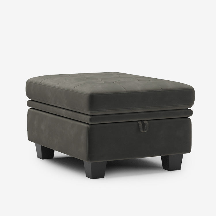 Iron-Grey-/-Velvet-Module-Ottoman