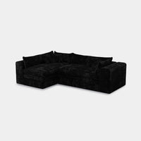Piano-Black-/-Corduroy-4-Seat-L-Shaped-Wide-Sectional