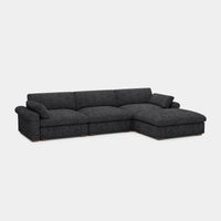 Graphite-Grey-/-Chenille-4-Seat-L-Shaped-Sectional
