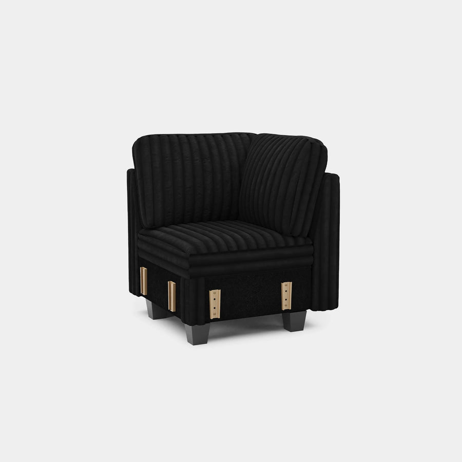 Piano-Black-/-Faux-Rabbit-Fur-Corduroy-Module-Corner-Seat