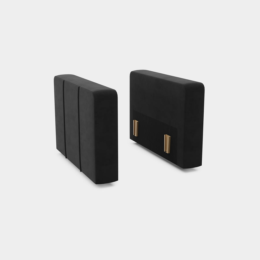 Ebony-Black-/-Velvet-Module-Pair-of-Arms