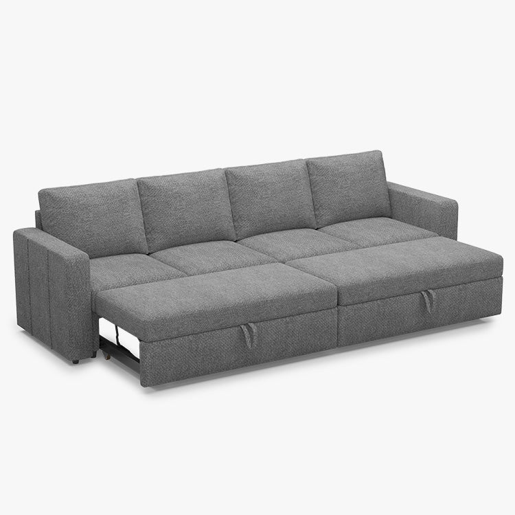 Belffin 4 Seats Modular Chenille Pull-out Sofa